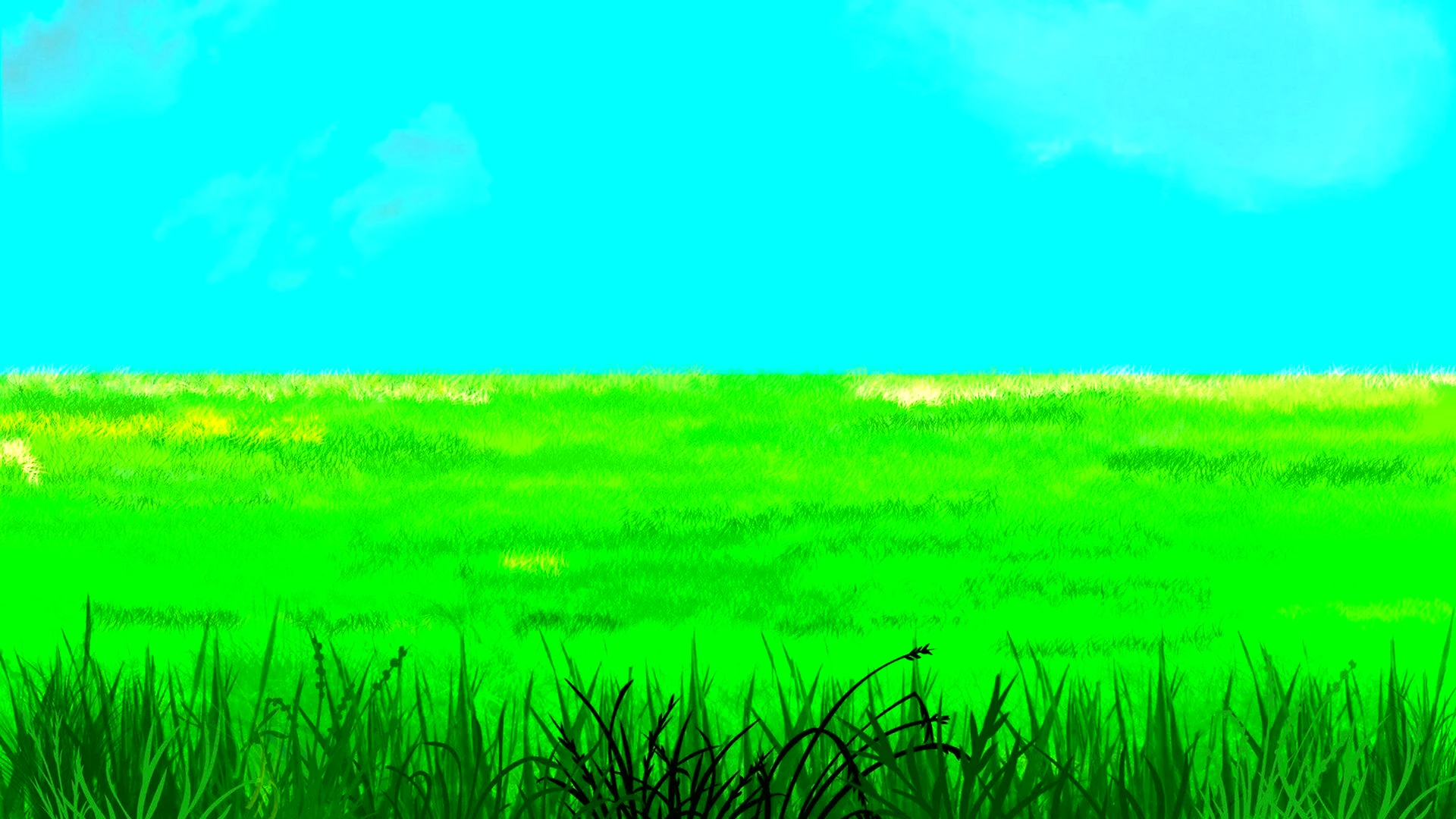 Трава из аниме