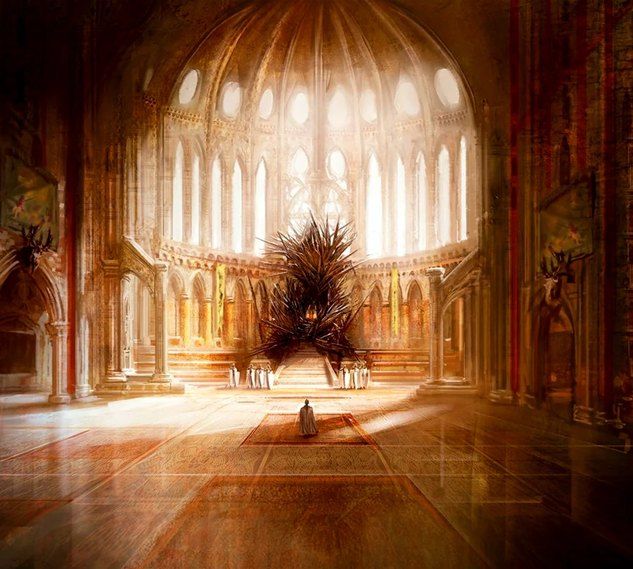 Тронный зал игра престолов арт