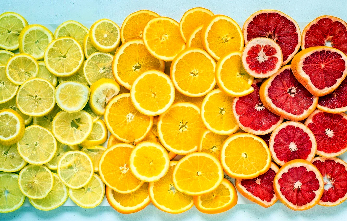 Цитрусовые лимон апельсин грейпфрут