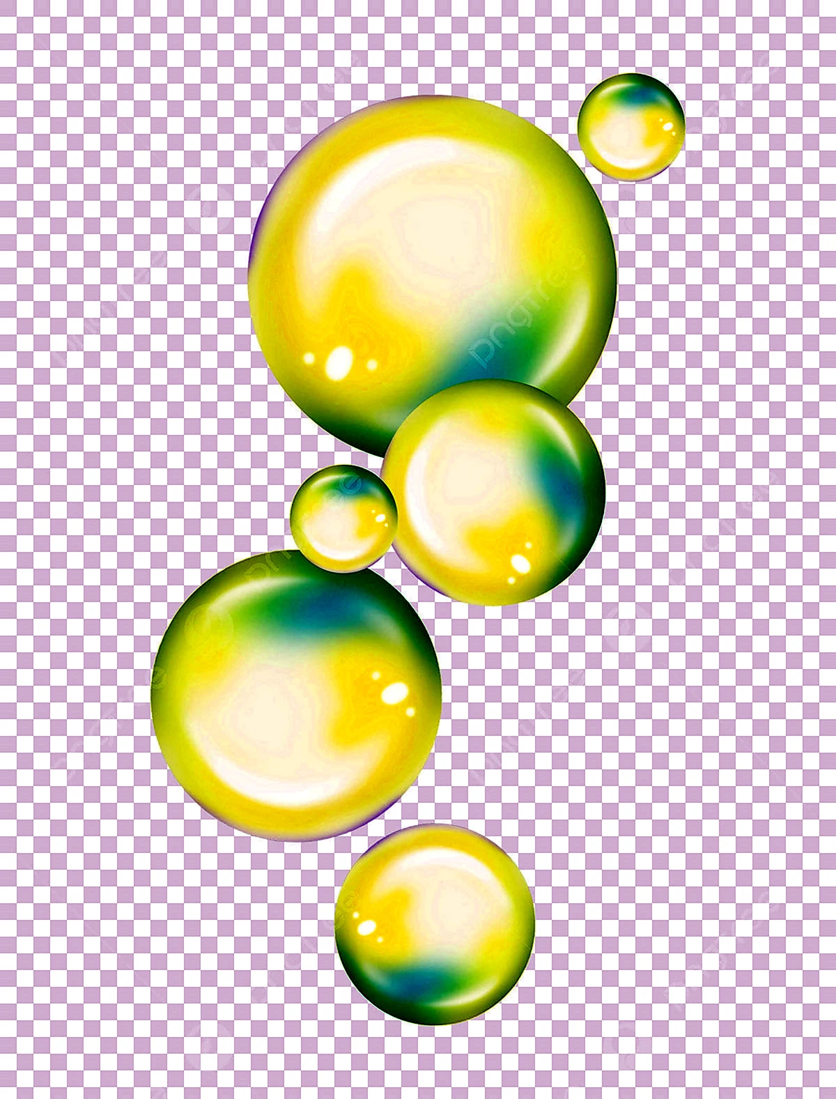 Цветные мыльные пузыри
