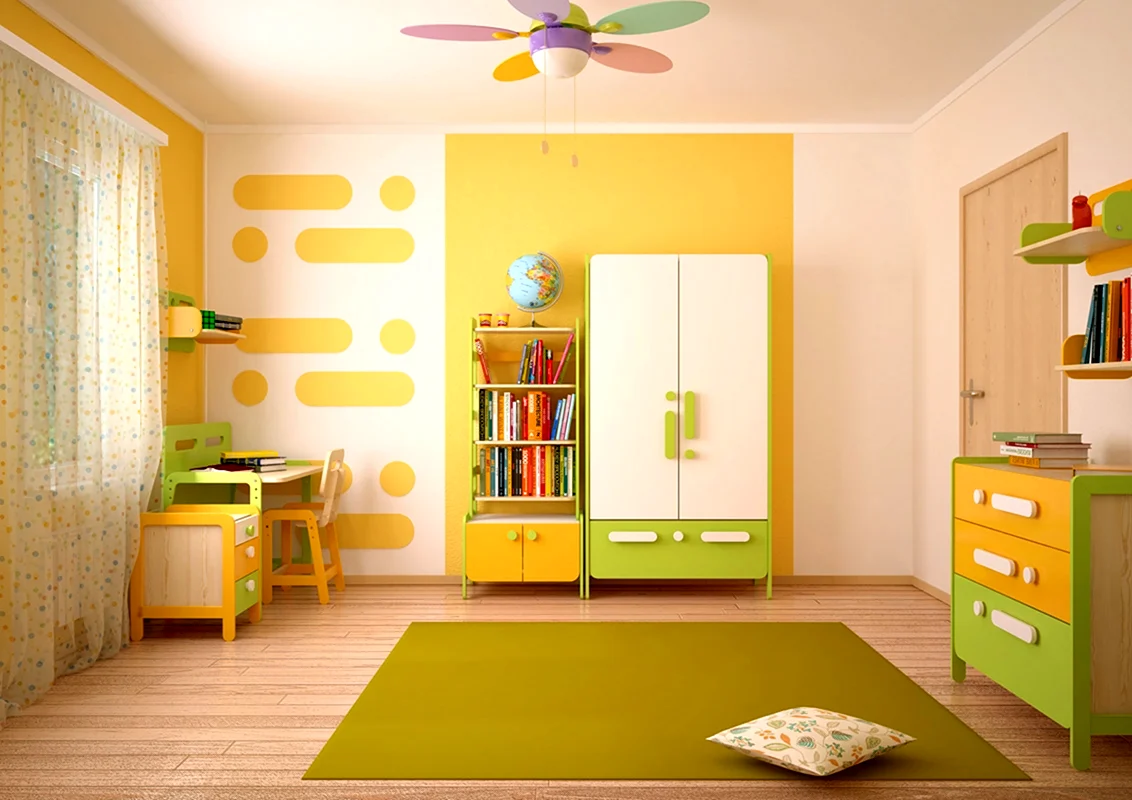 Цветовая гамма для детской комнаты
