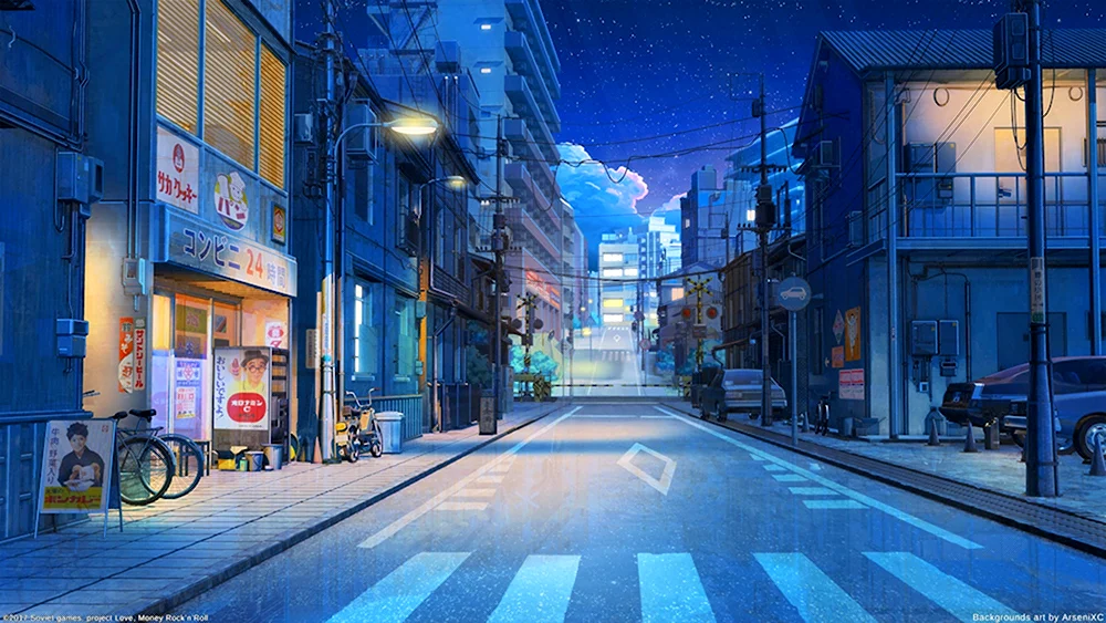 Улица гача лайф Япония