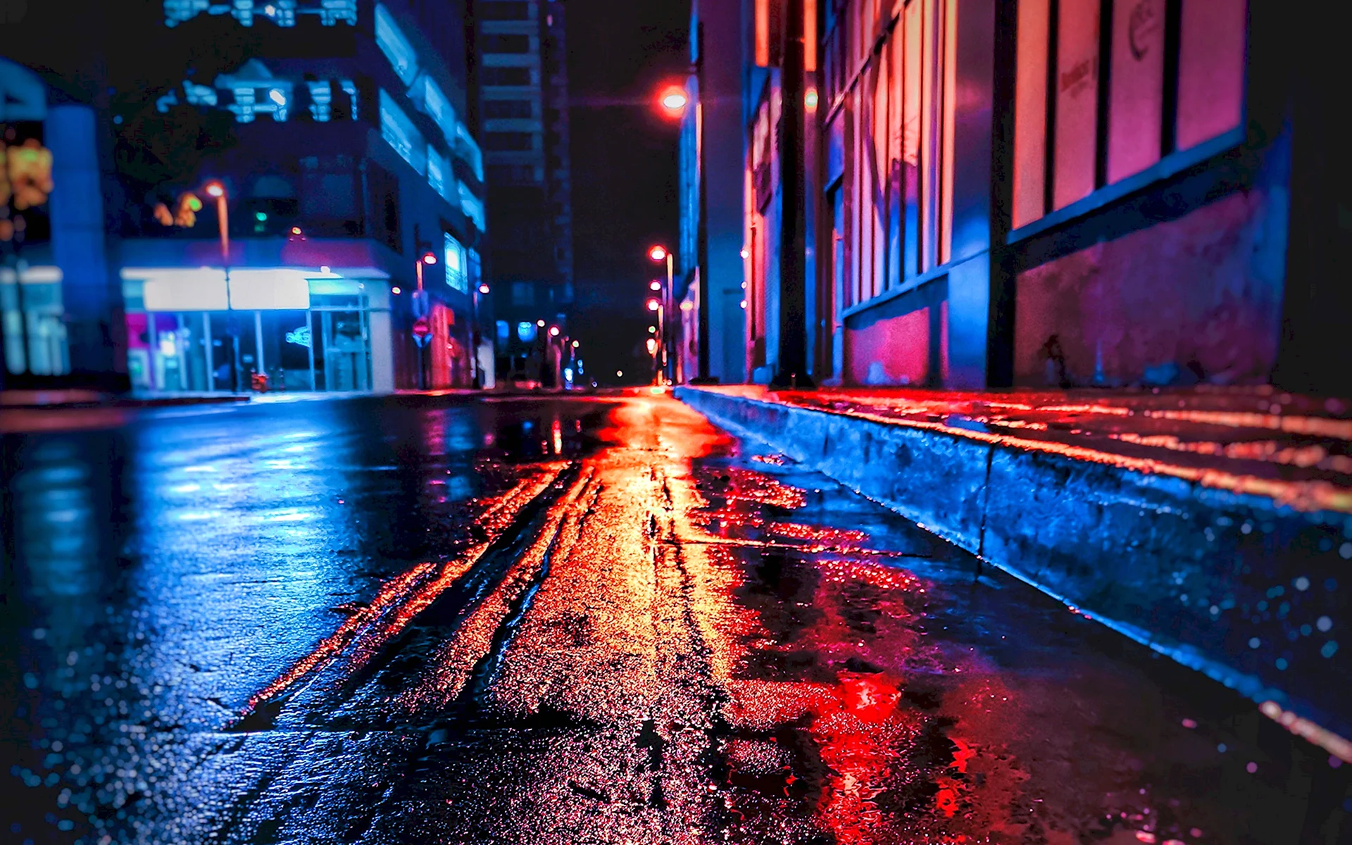 Улица ночью
