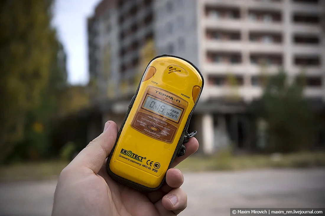 Уровень радиации в Чернобыле