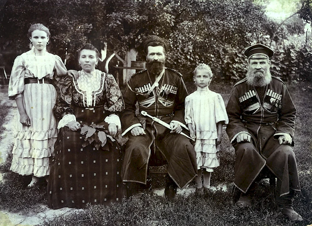 Уссурийские казаки семья 19 век