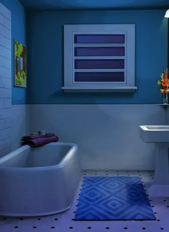 Ванная комната гача лайф аниме