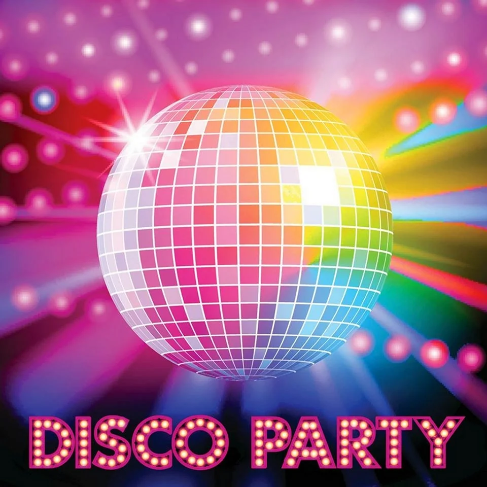 Вечеринка в стиле диско диско шар