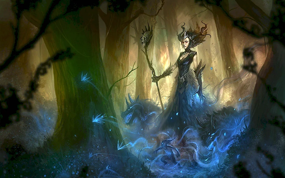 Ведьмин лес арт