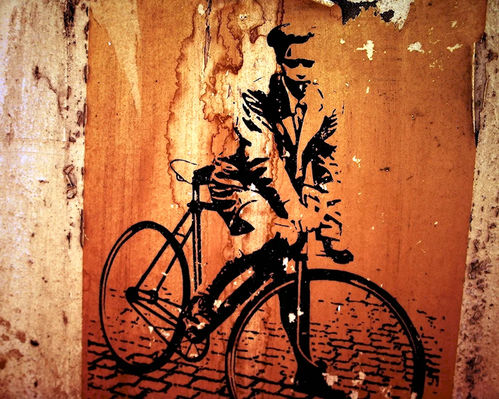 Велосипед стрит-арт
