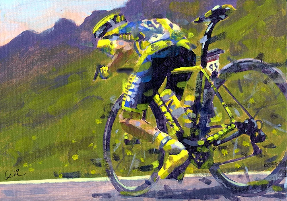Велоспорт в живописи