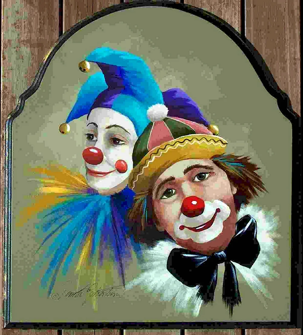 Венецианская живопись клоунов