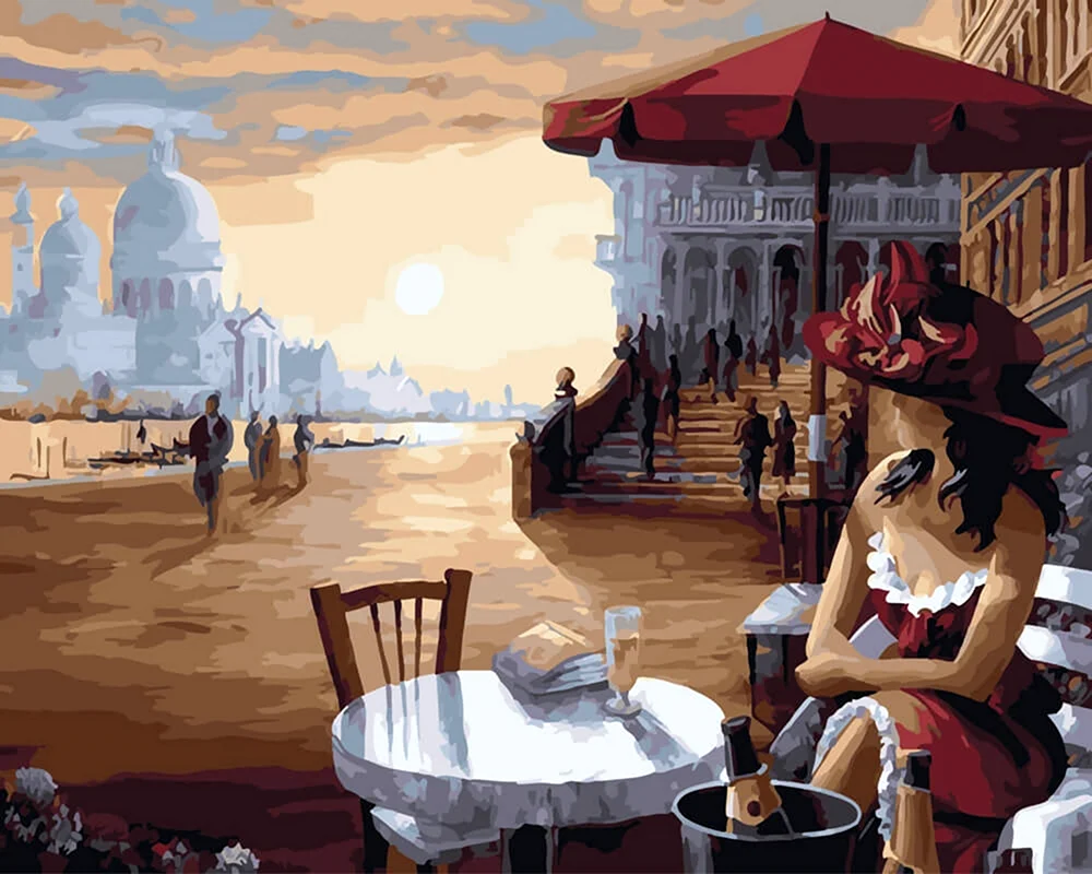 Венеция кафе в живописи картины
