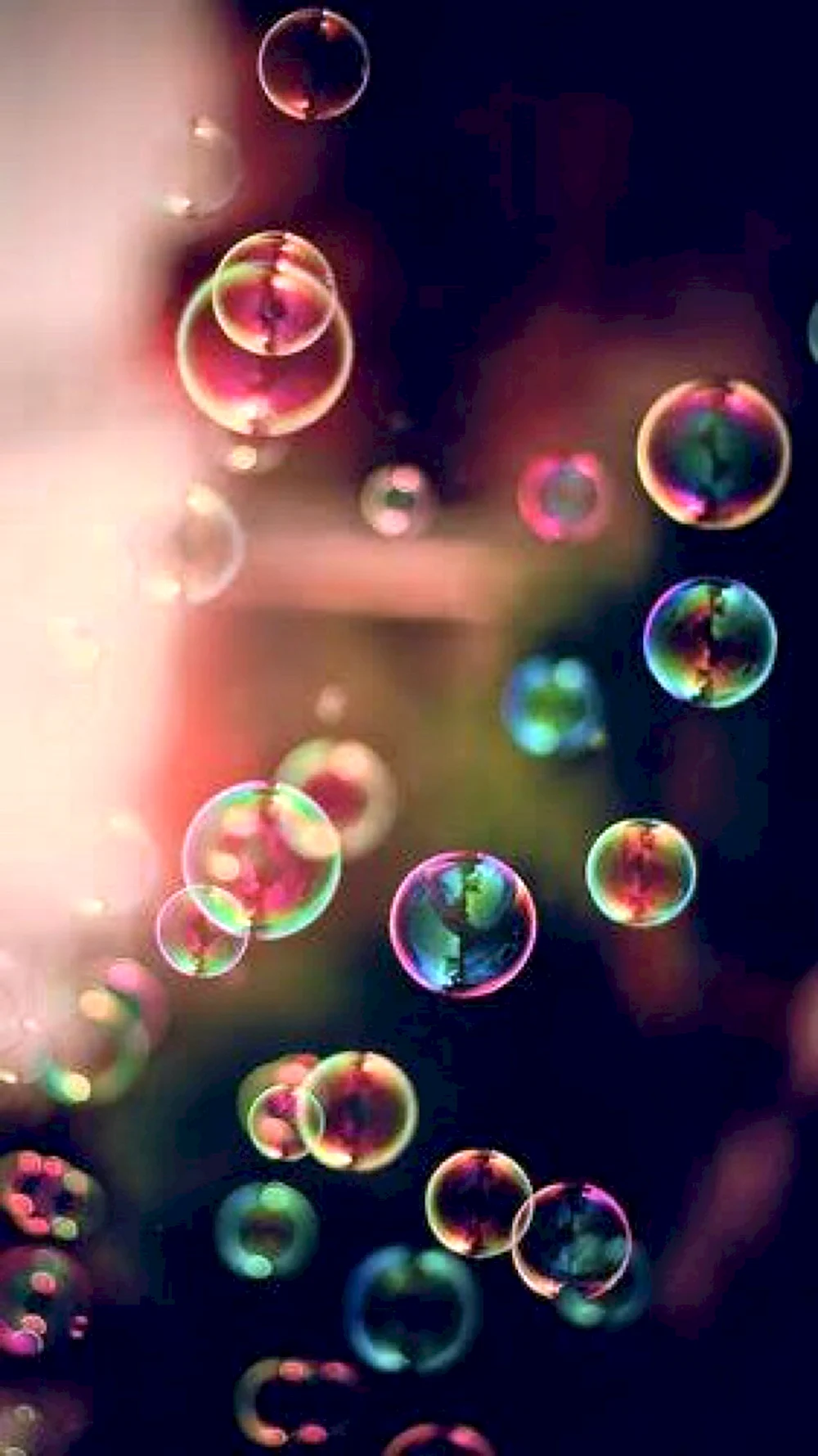 Вертикальные мыльные пузыри