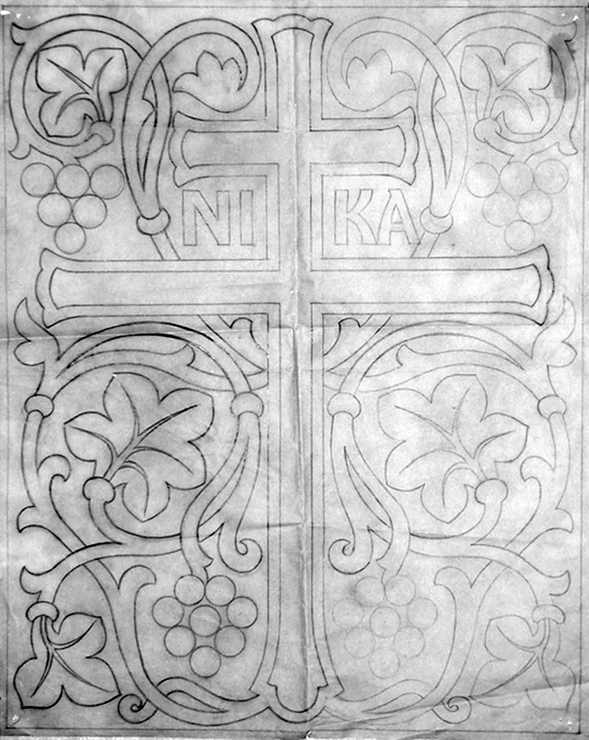 Византийский орнамент Виноградная лоза