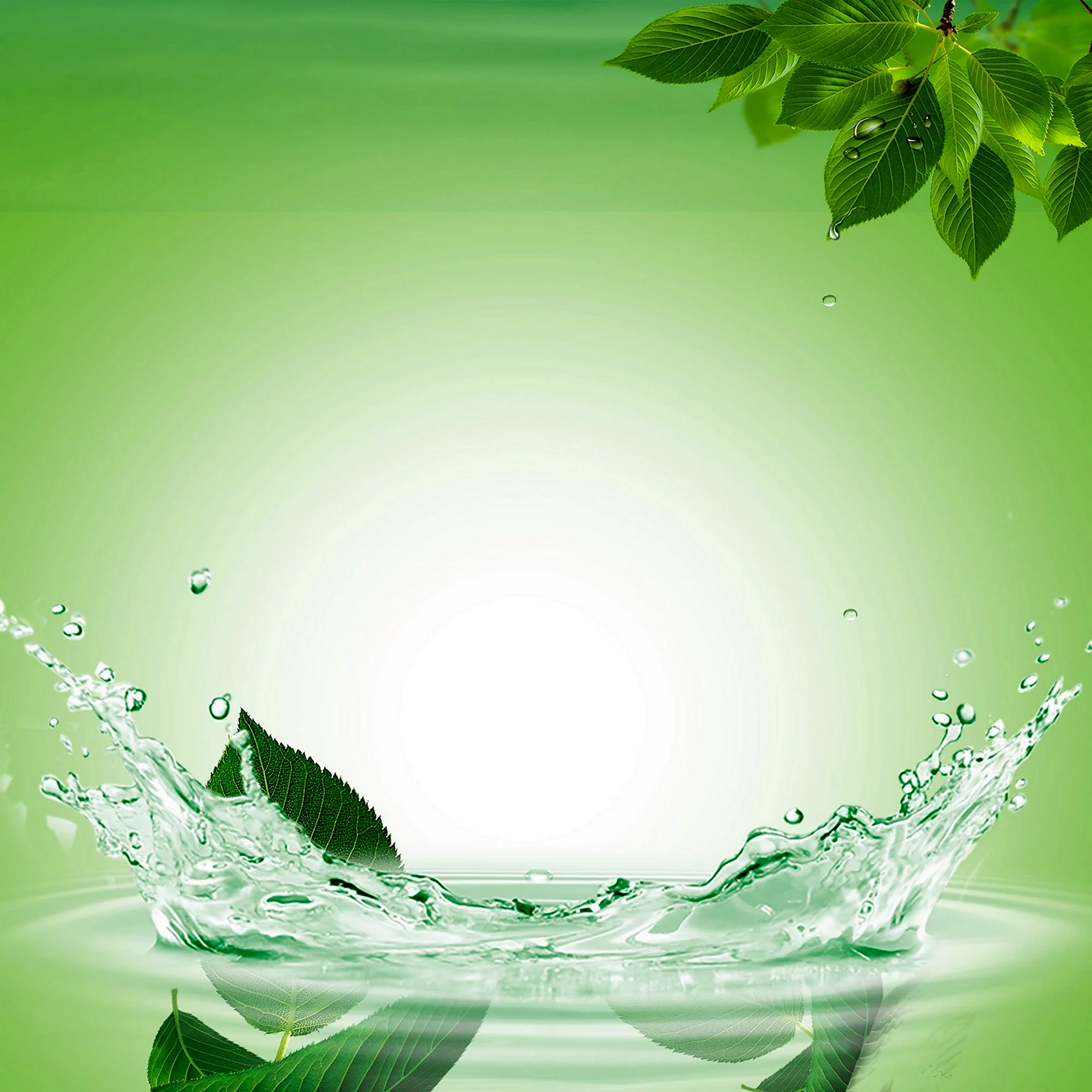 Вода и зелень