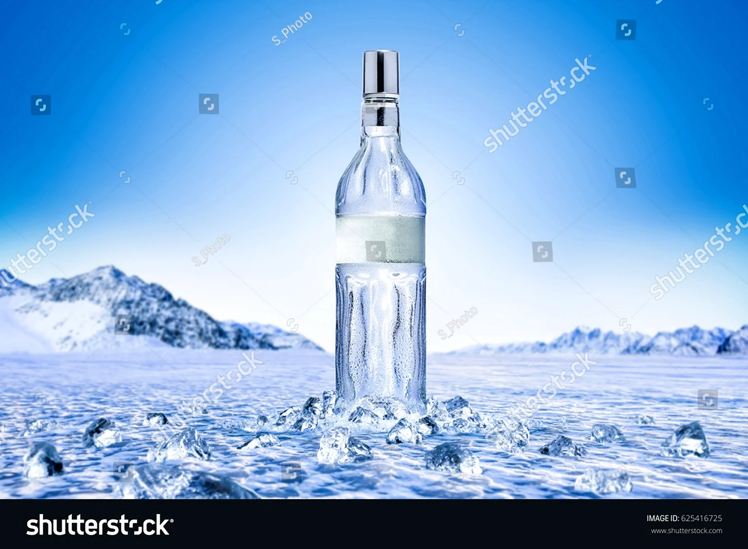 Водка со льдом