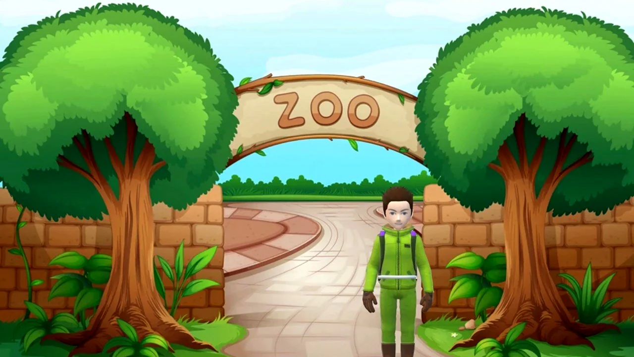 Ворота в зоопарк мультяш