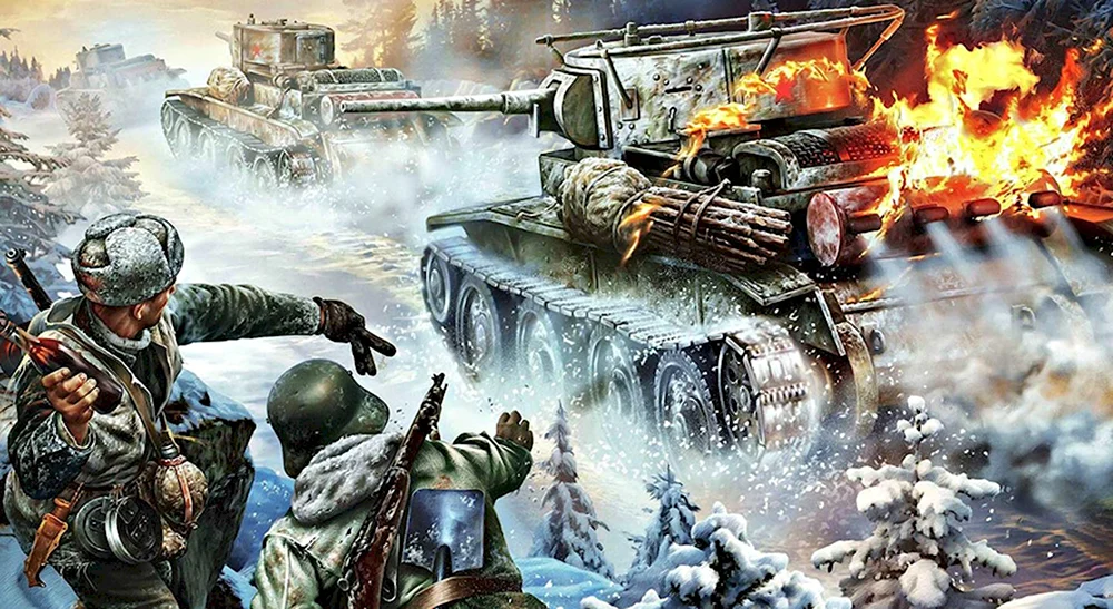 Вторая мировая война зимняя война