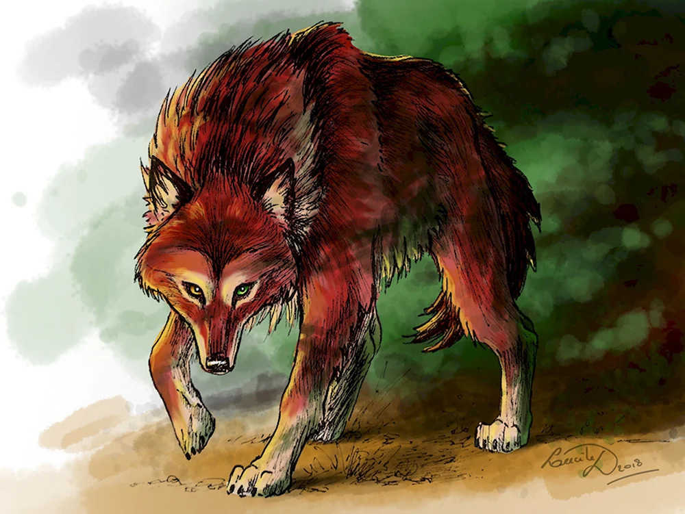 WILDSPIRITWOLF рыжий волк