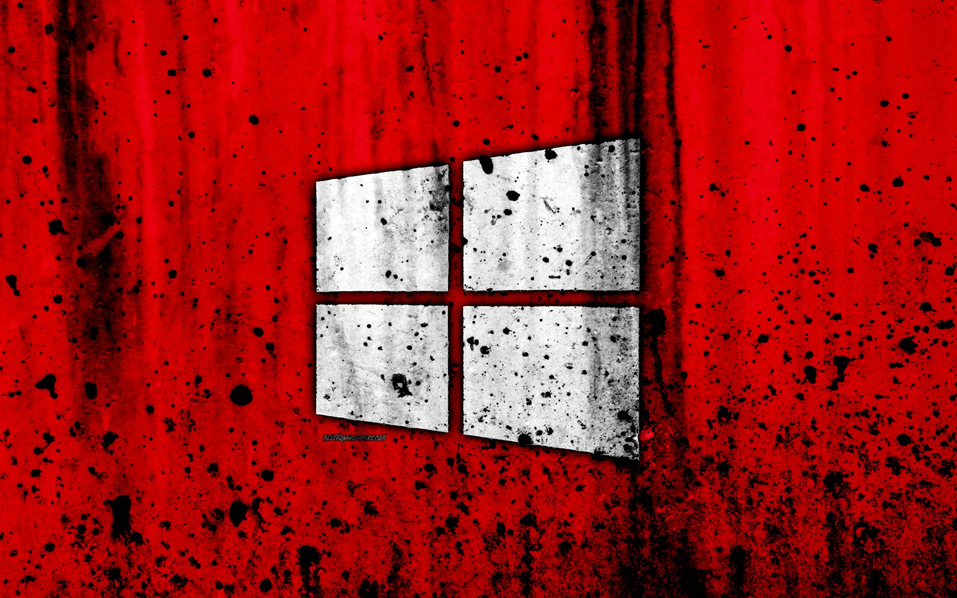 Windows красный