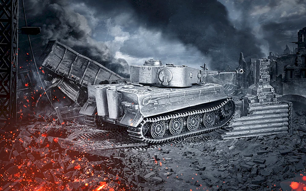 World of Tanks белый тигр