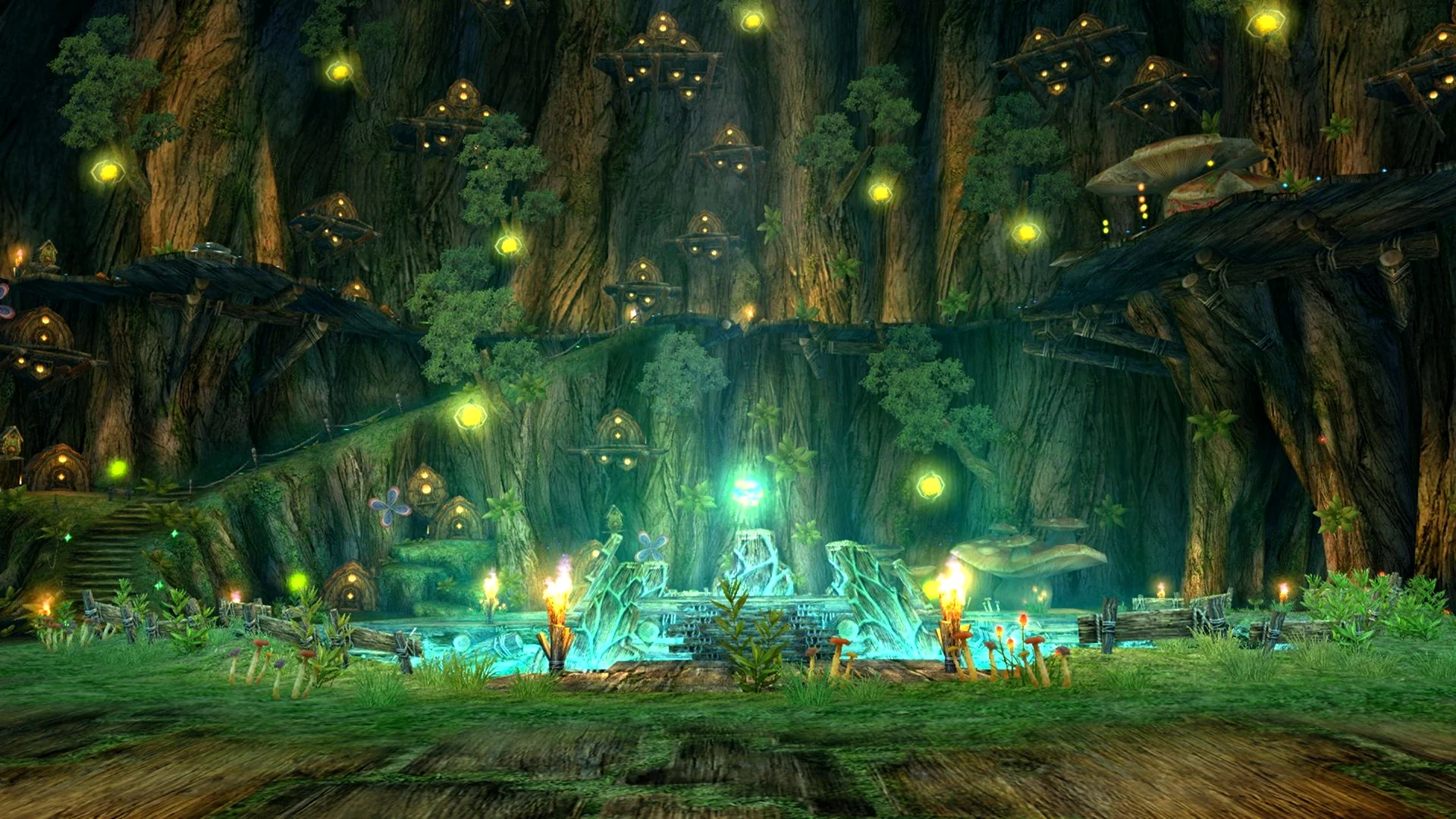 World of Warcraft лес