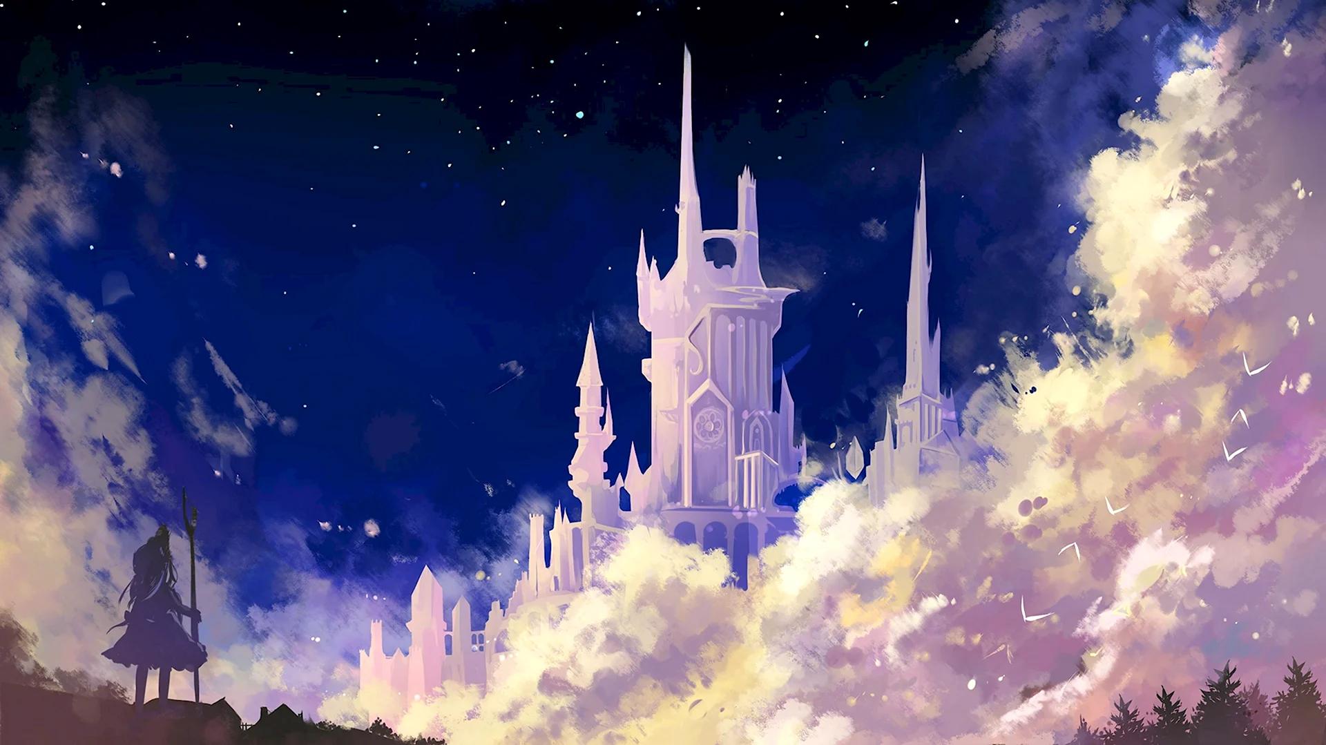 Замок из аниме