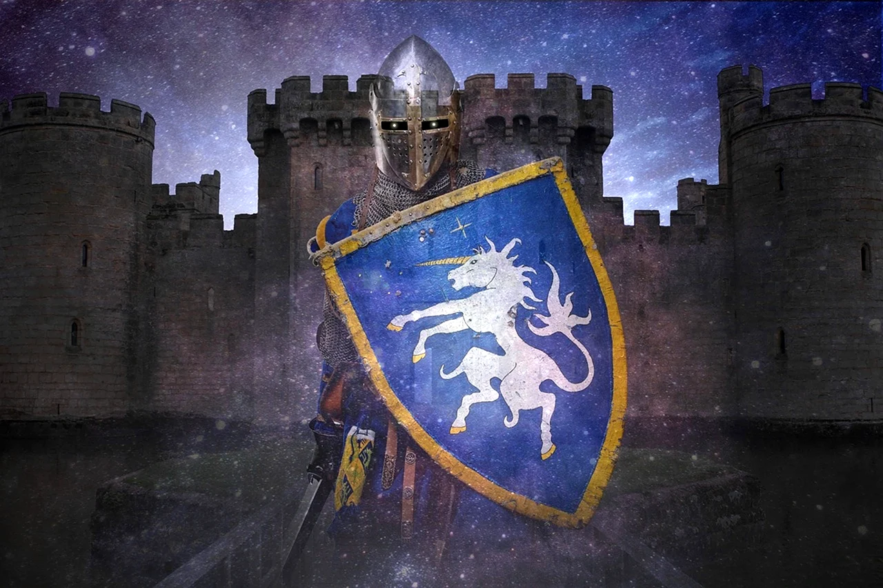 Замок рыцаря средневековья