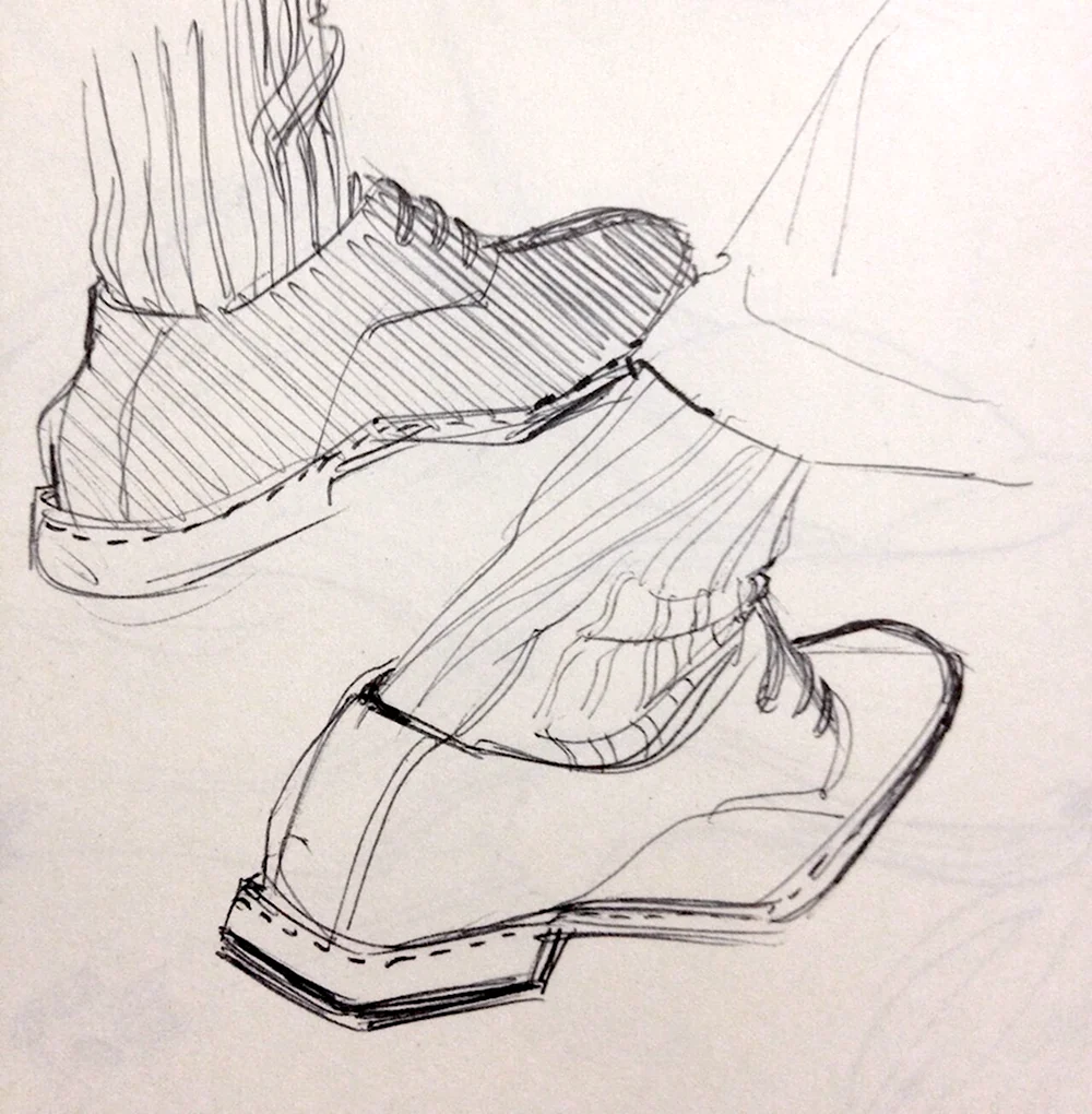 Зарисовки ботинок