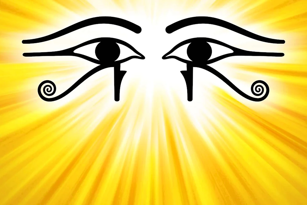 Защитный символ древнего Египта глаз гора