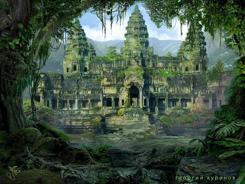 Затерянный город в джунглях Ангкор