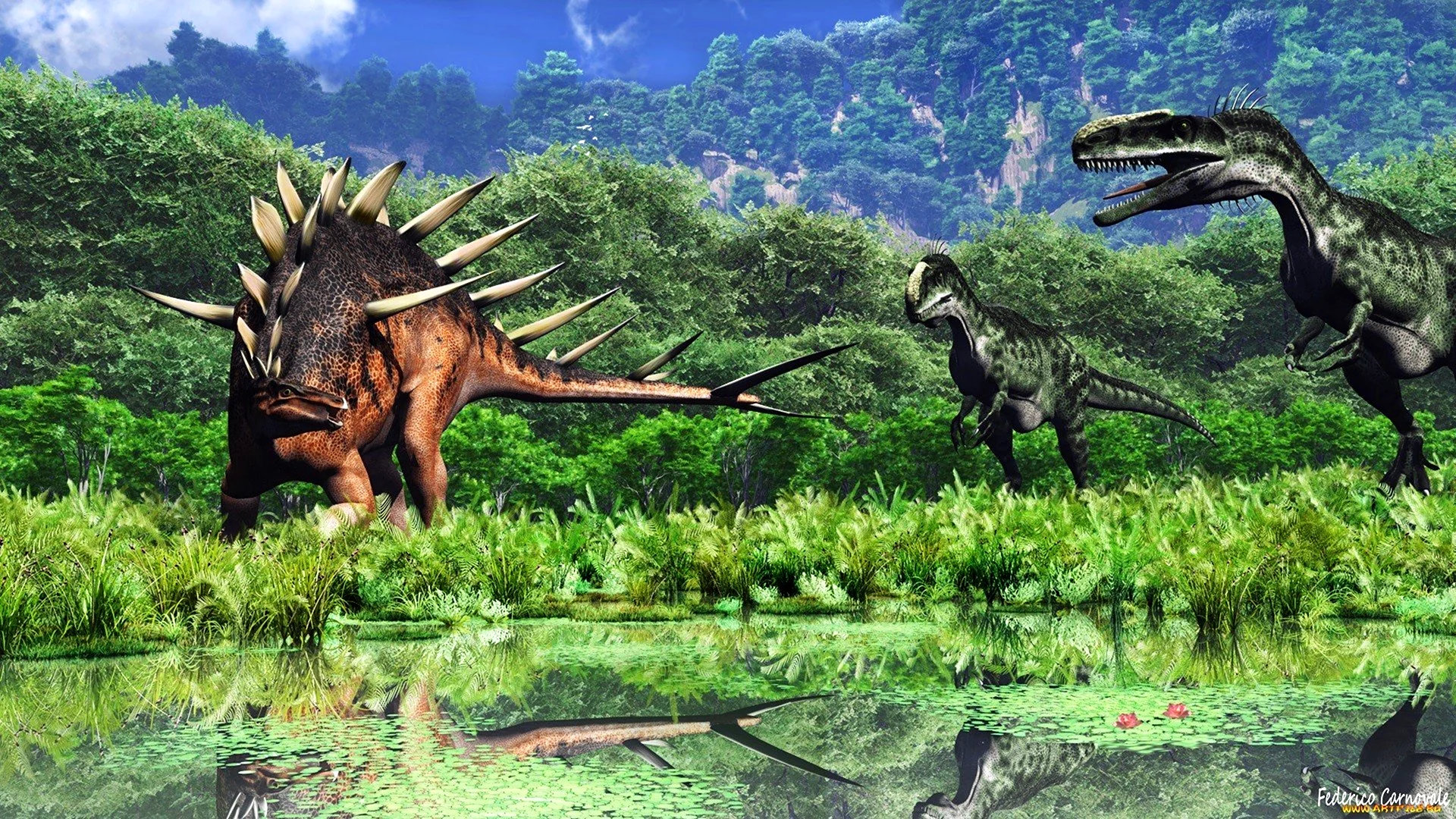 Затерянный мир битва динозавров