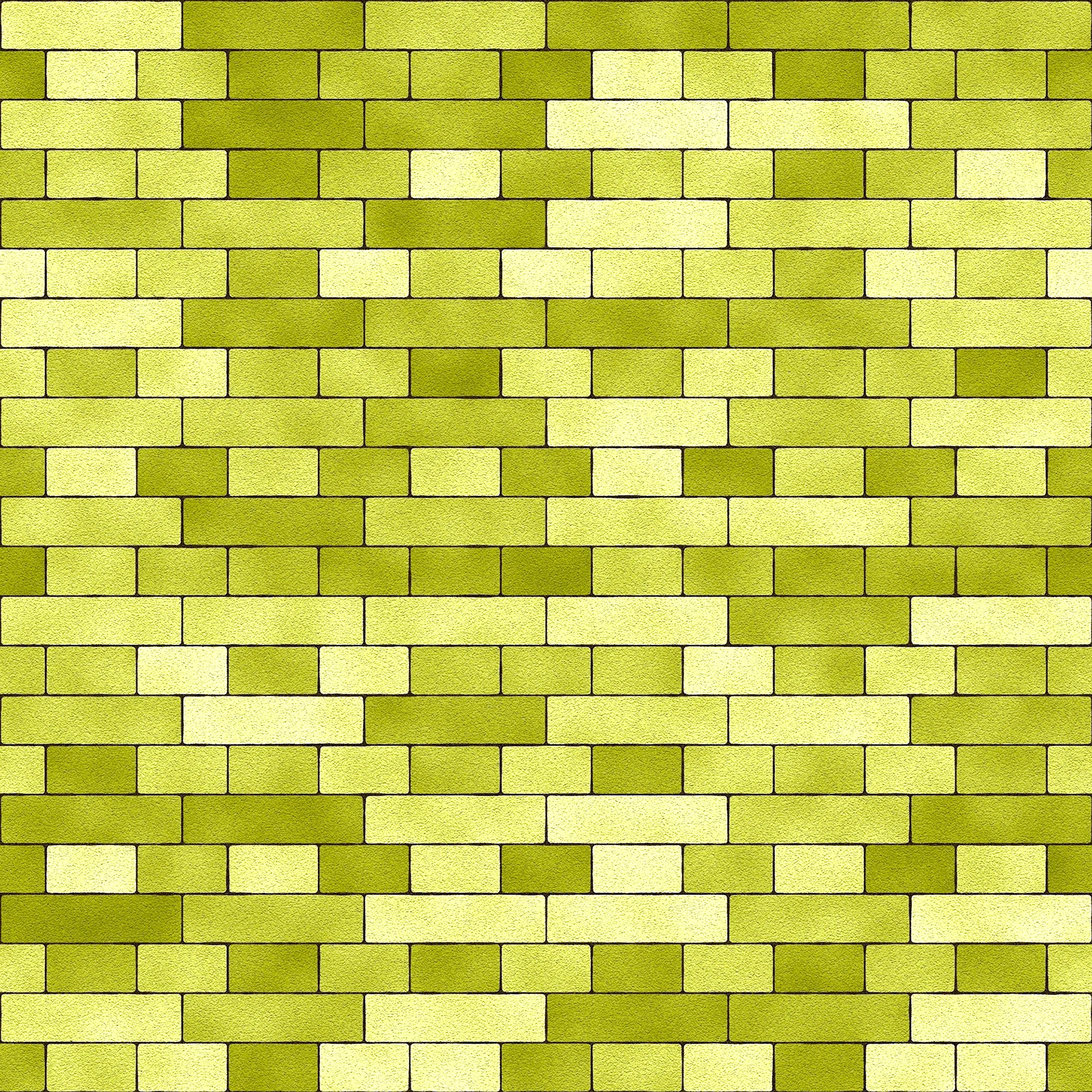 Зеленая кирпичная стена