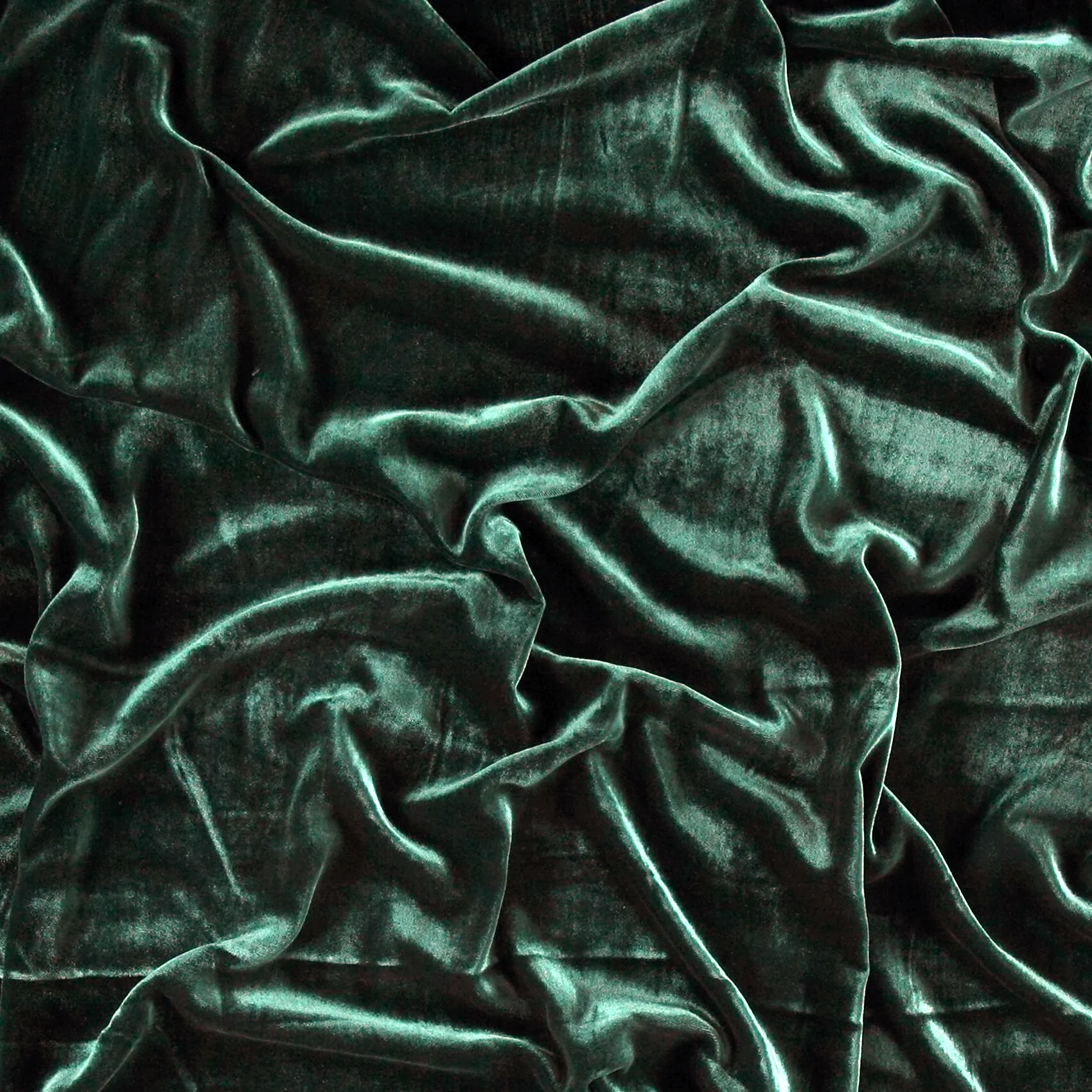 Зеленый бархат ткань