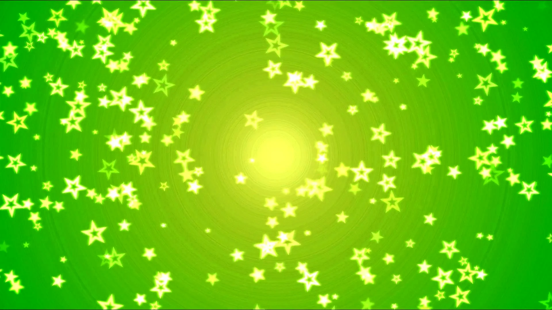 Зеленый фон со звездами