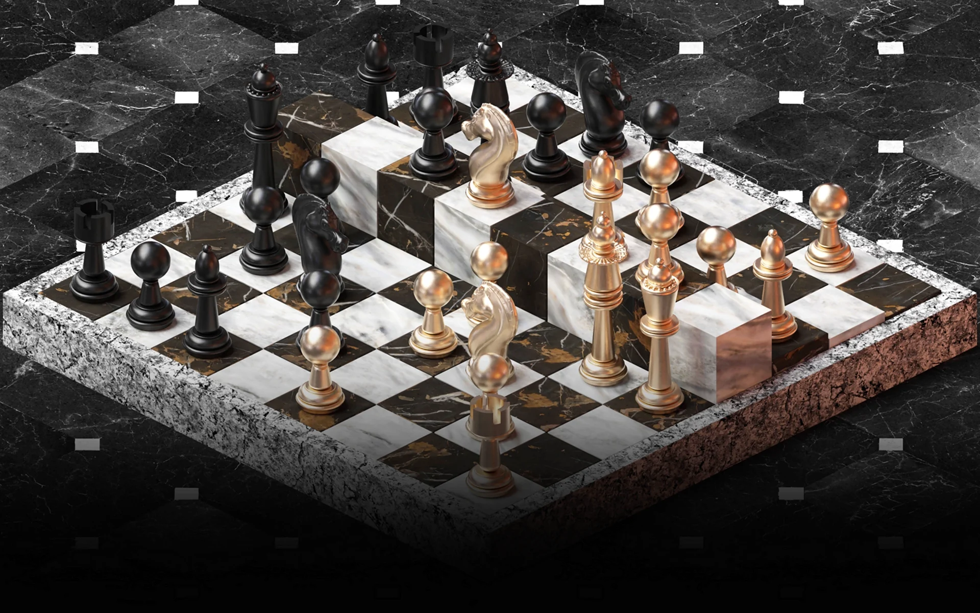Земля в виде шахмат