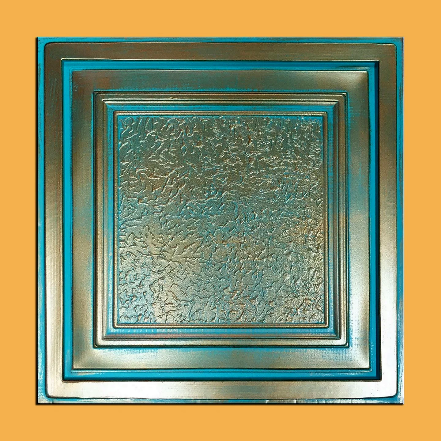 Zeta Antique Copper Patina PVC 20mil Ceiling Tiles