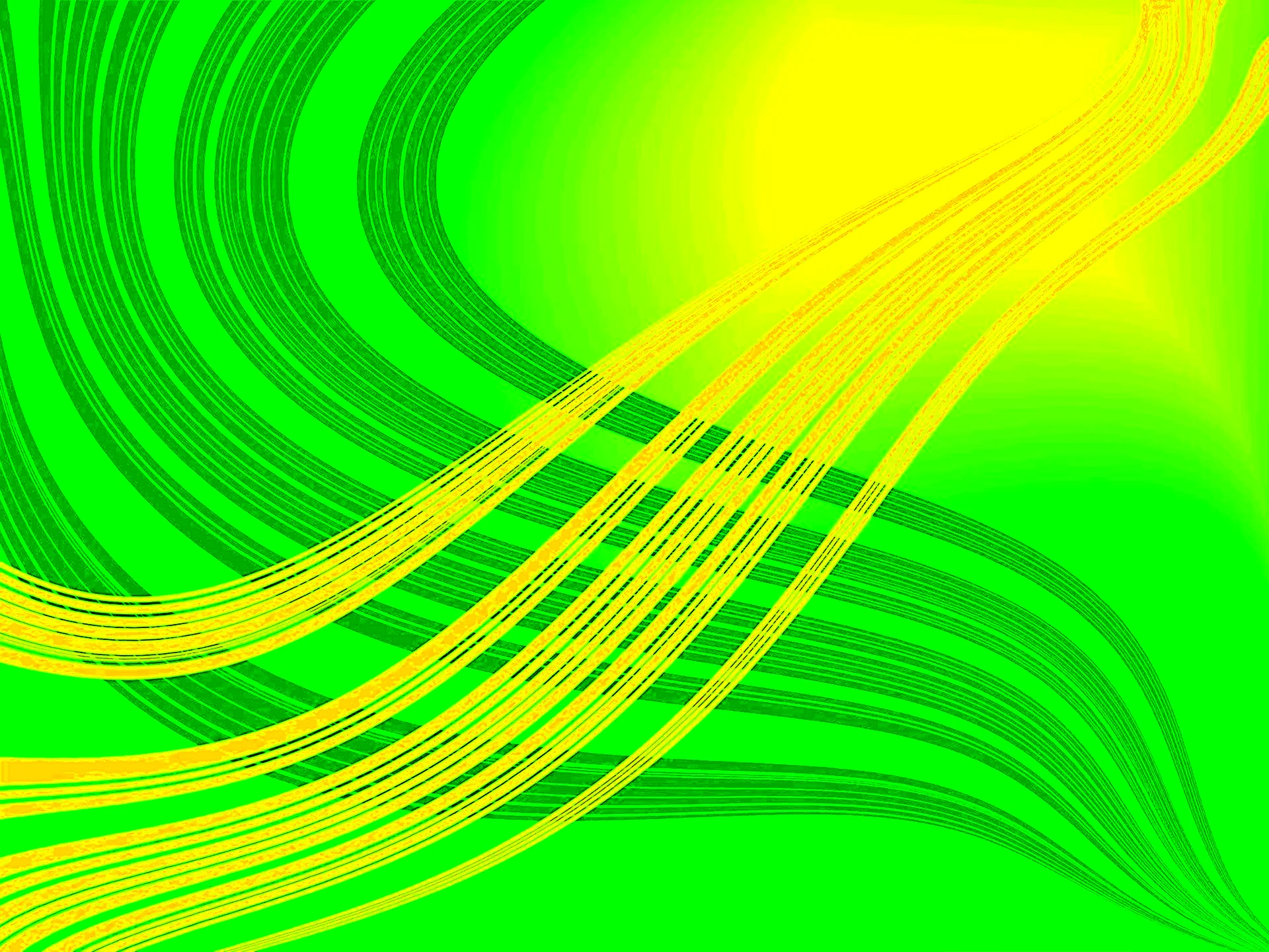 Желто зеленая абстракция