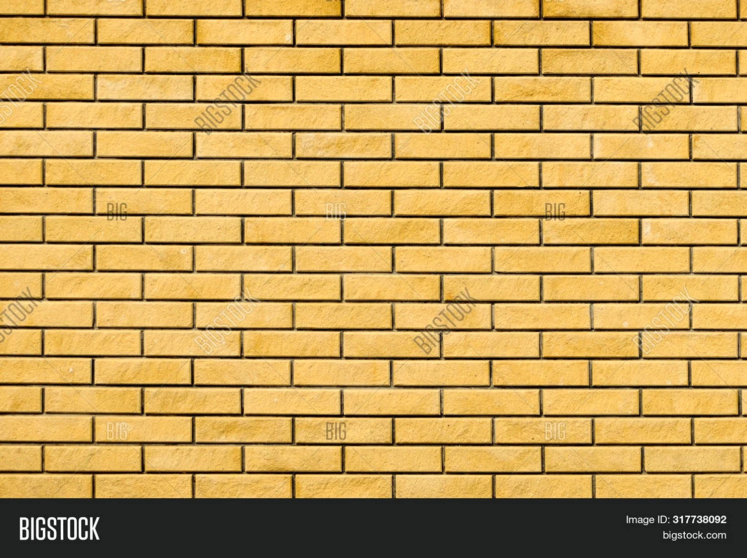 Желтый кирпич стена