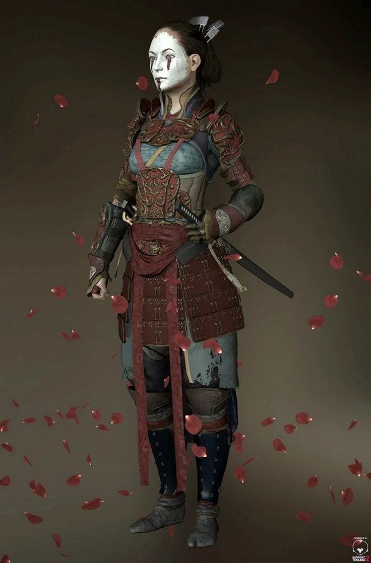 Женская самурайская броня