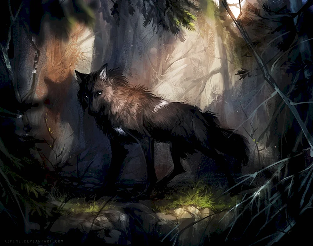 Жеводанский зверь волк аниме