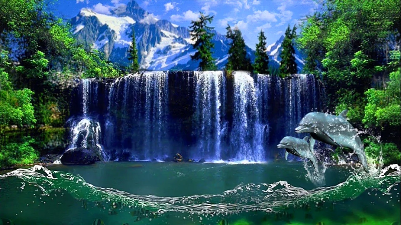 Живая природа водопады