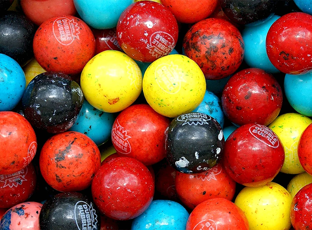 Жвачка шарики разноцветные