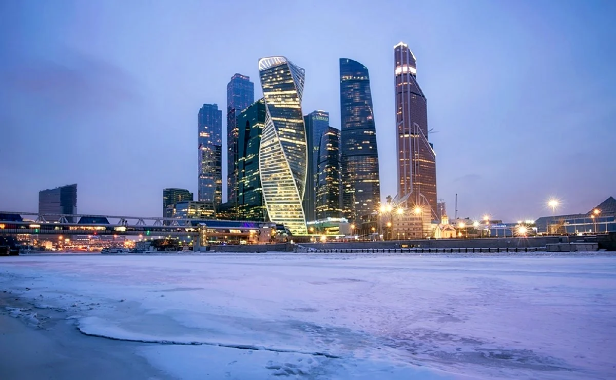 Зимняя Москва Сити
