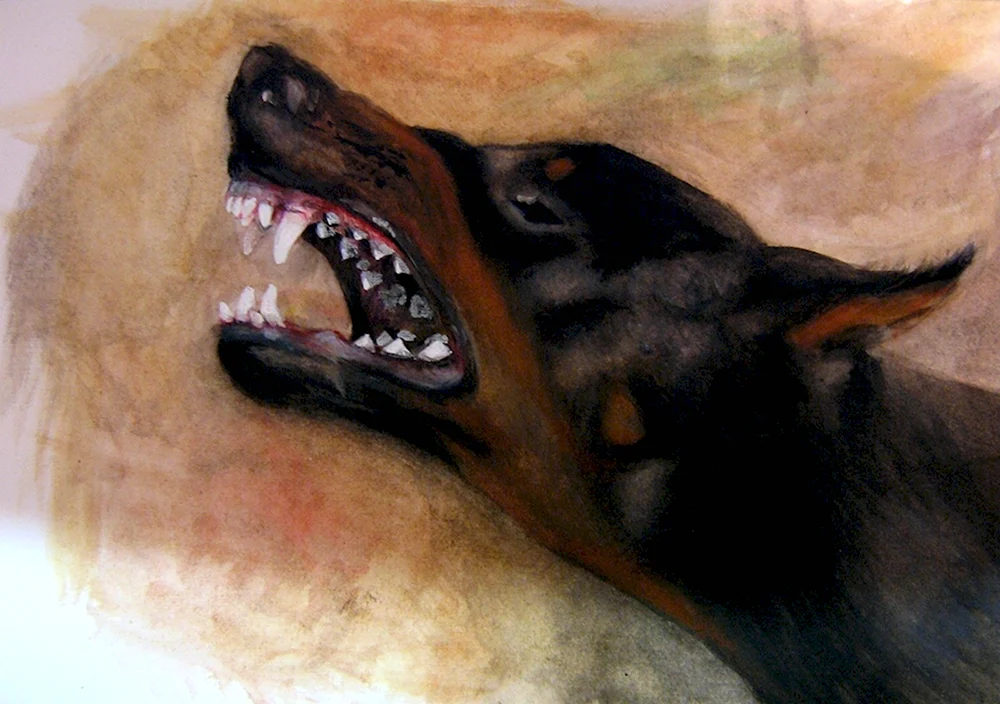 Злые собаки в живописи